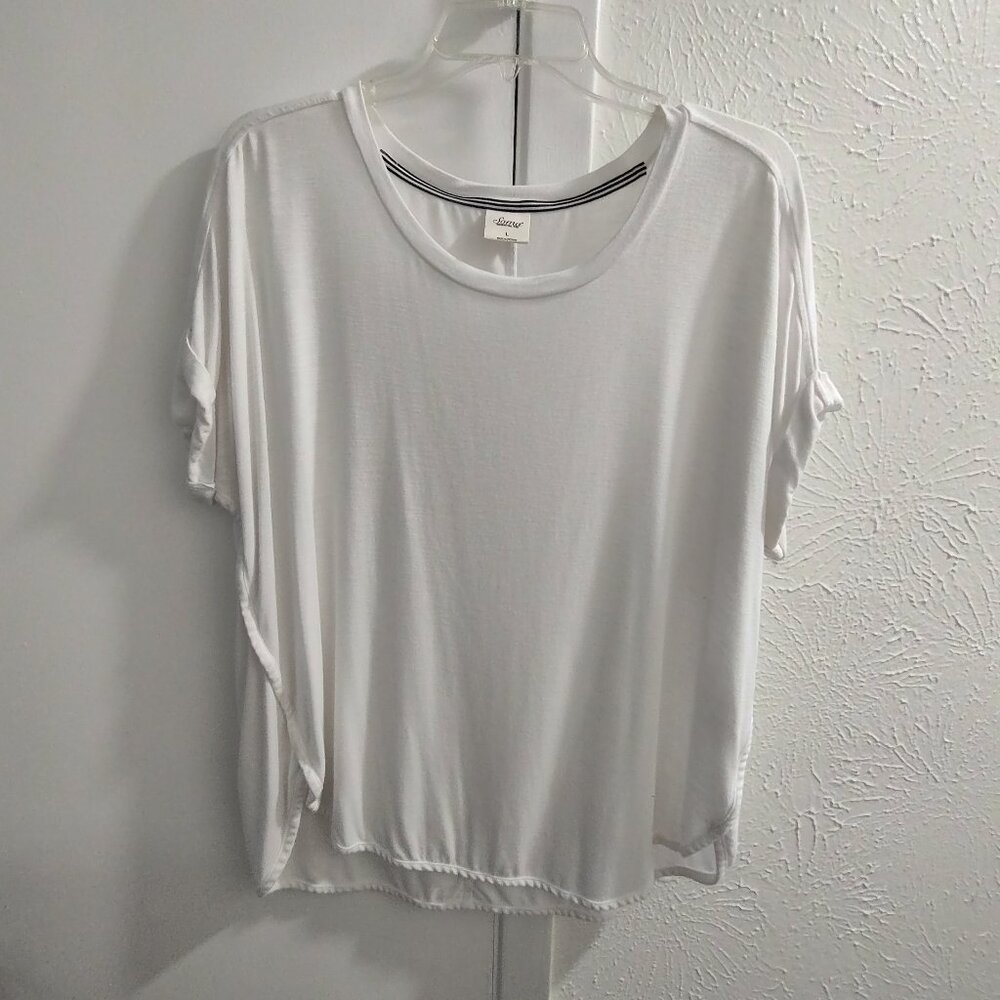 Soma White Essential Short Sleeve Tee - Large